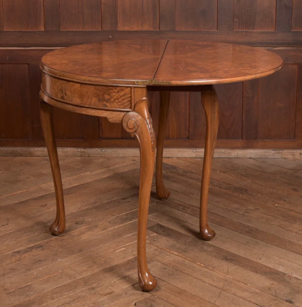 Victorian Walnut Tea Table View X