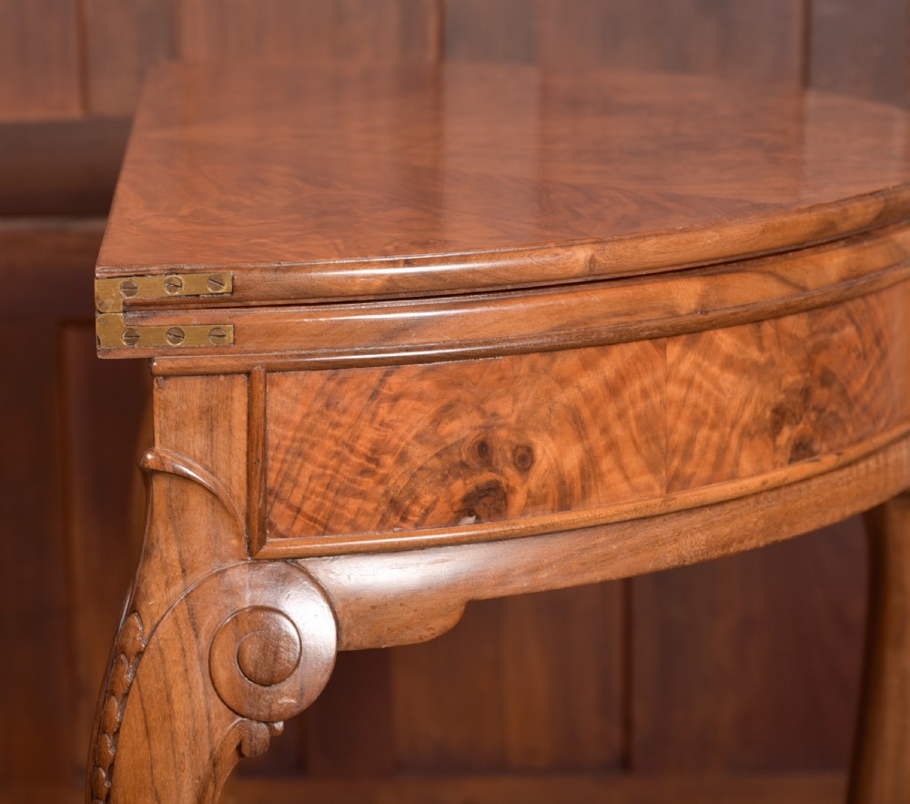 Victorian Walnut Tea Table View XI