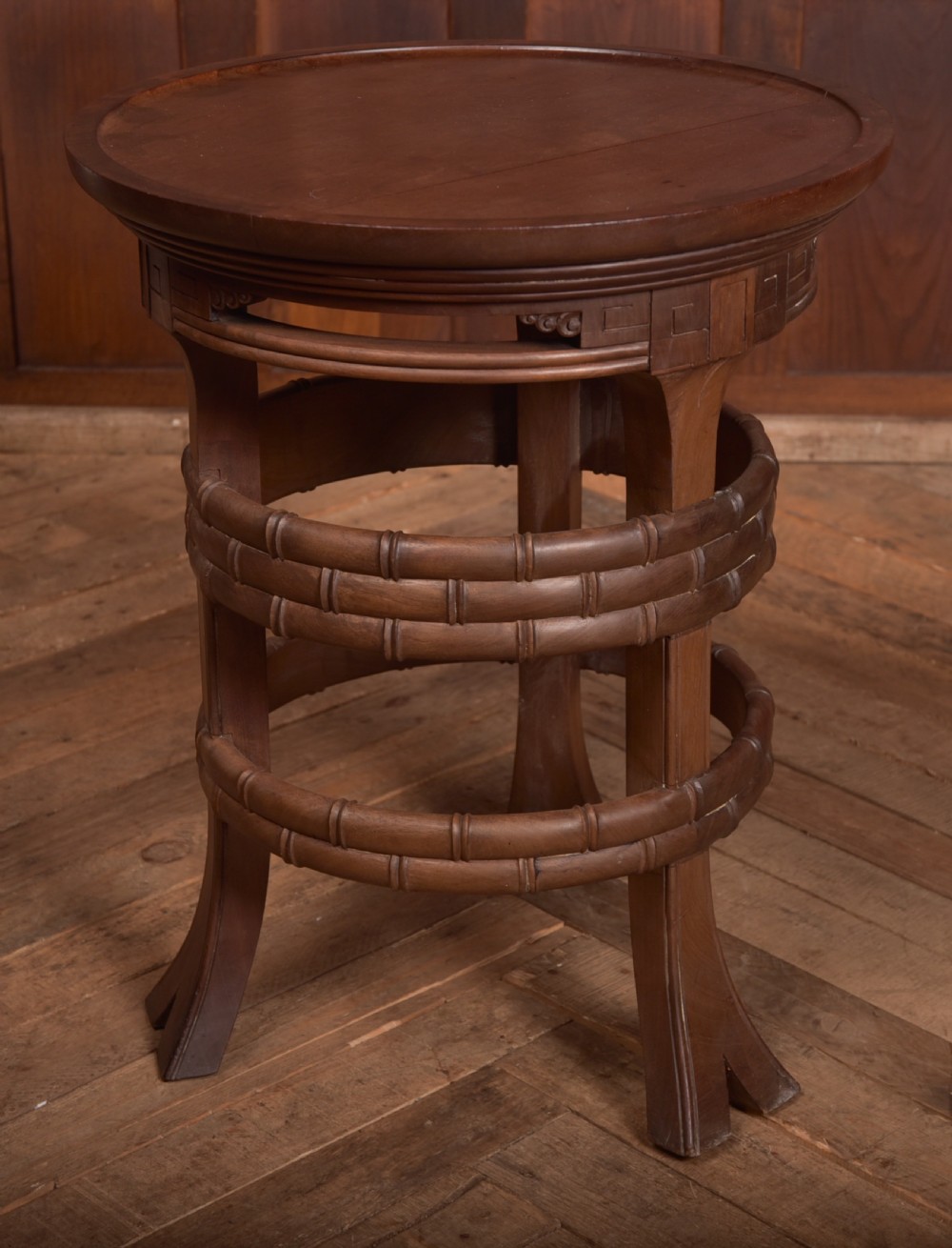 Chinese Hardwood Vase Stand View II