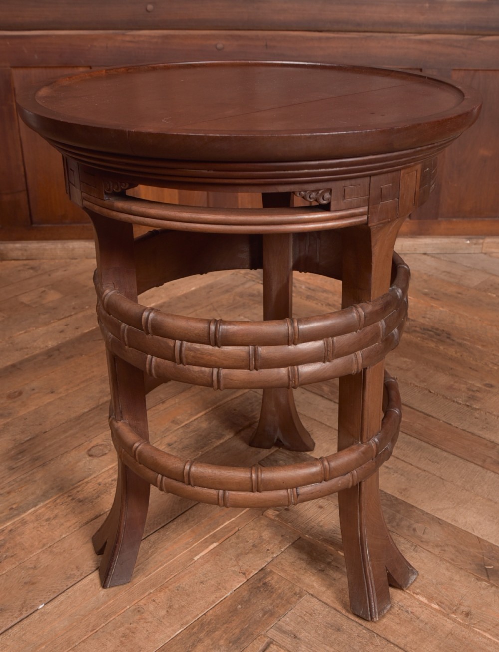 Chinese Hardwood Vase Stand View VI
