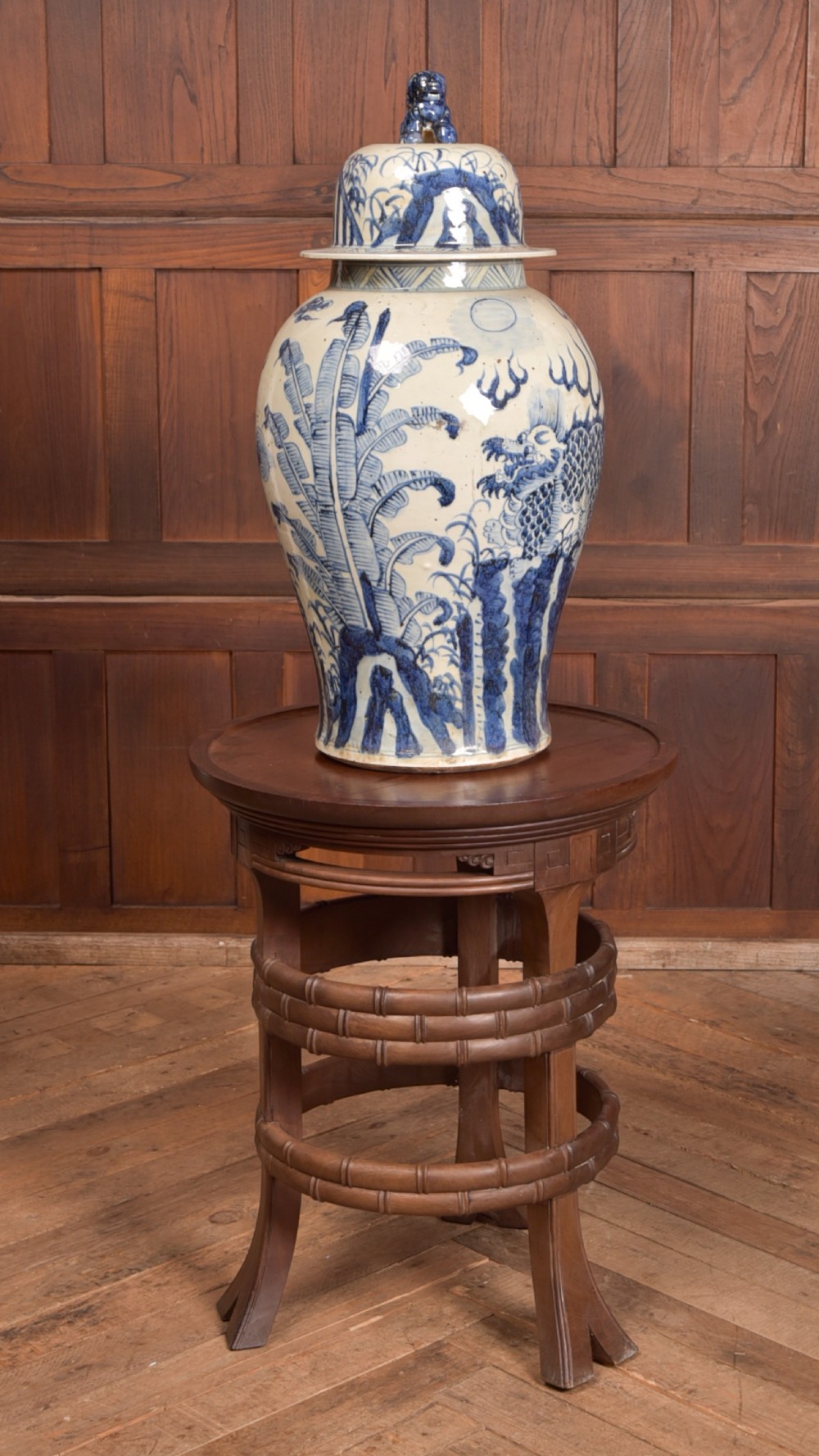 Chinese Hardwood Vase Stand View IX