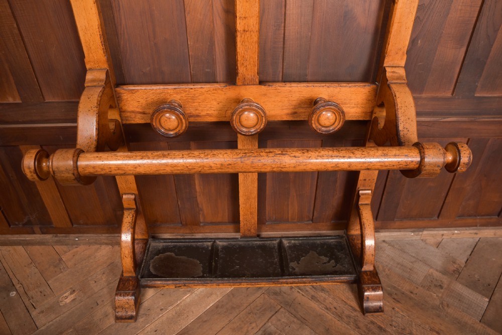 Victorian Oak Hall Stand View IX