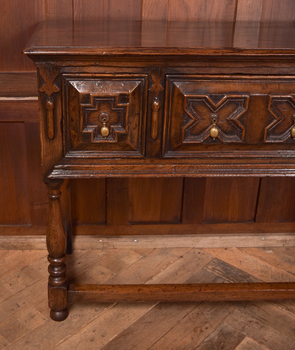 Oak Jacobean Style Sideboard View III