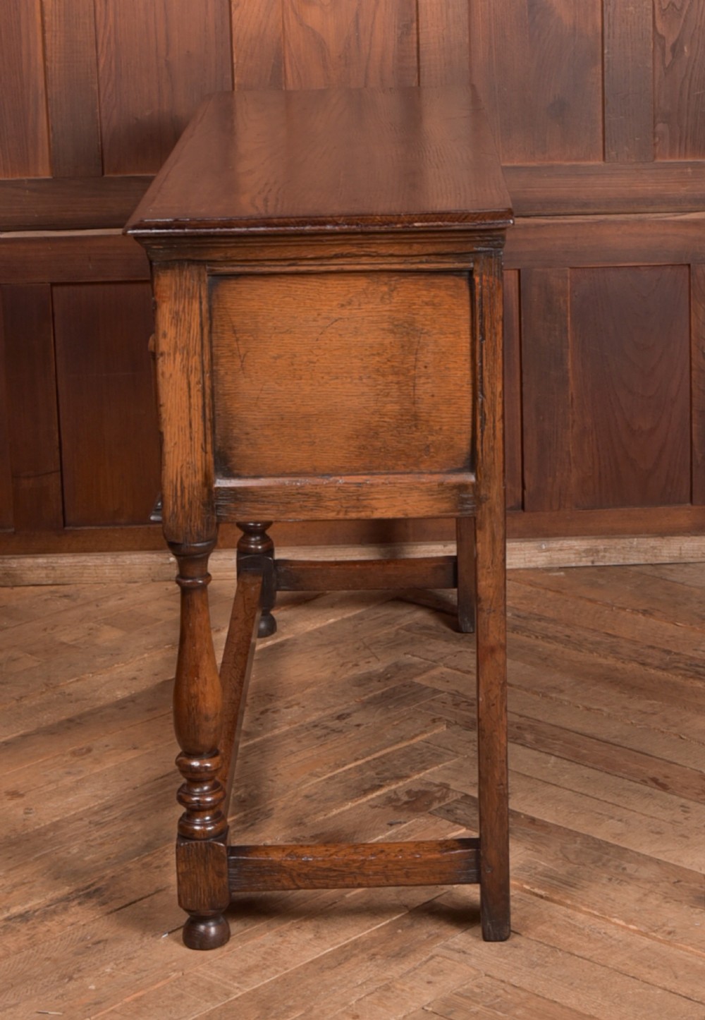 Oak Jacobean Style Sideboard View X