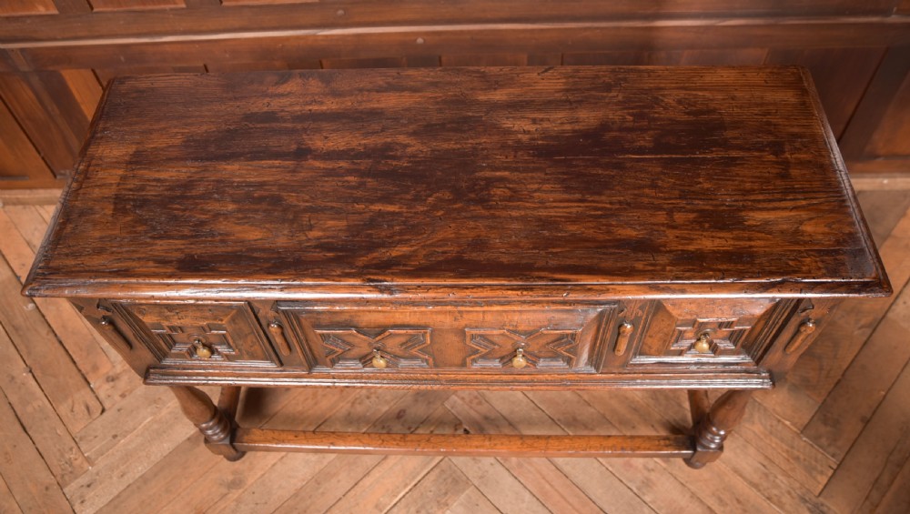 Oak Jacobean Style Sideboard View XII