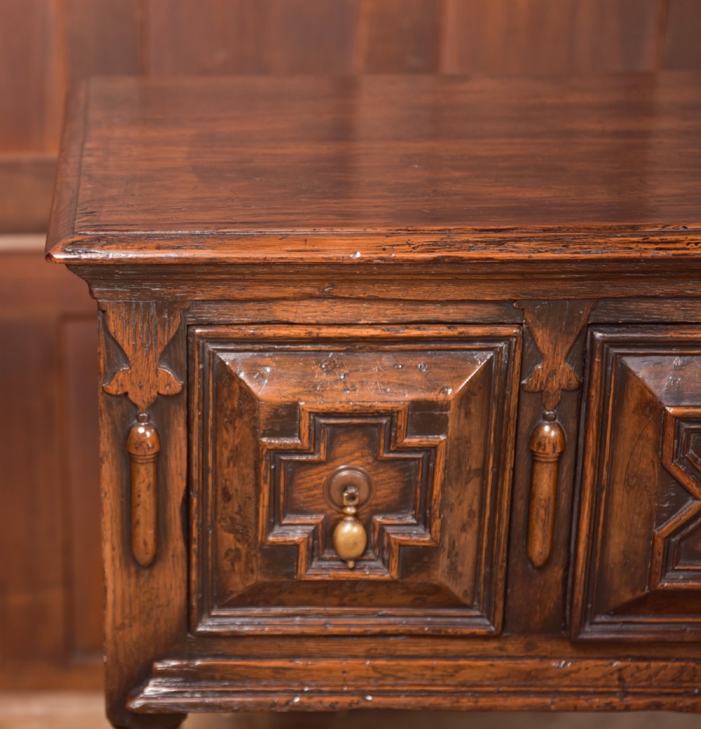 Oak Jacobean Style Sideboard View XIV