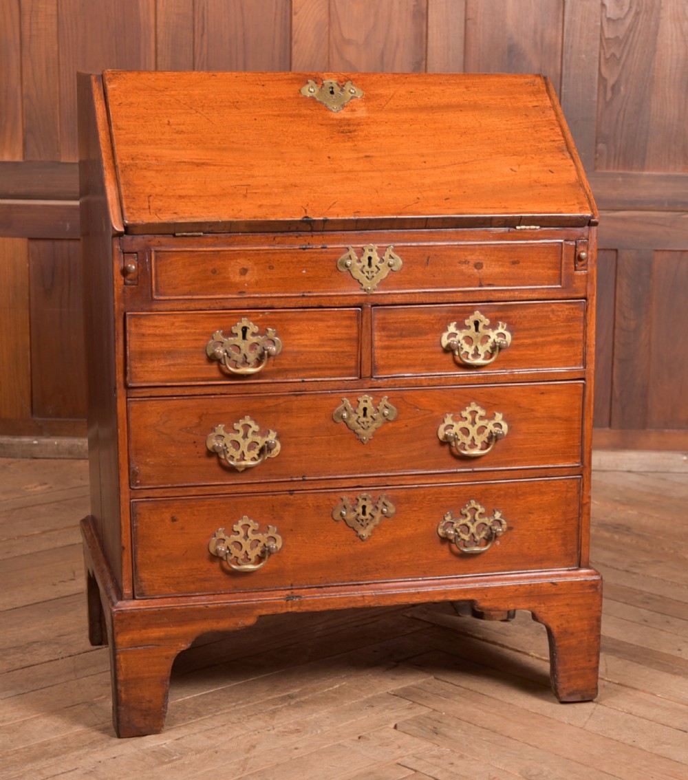 18th Century Walnut and Elmwood Writing Bureau View II