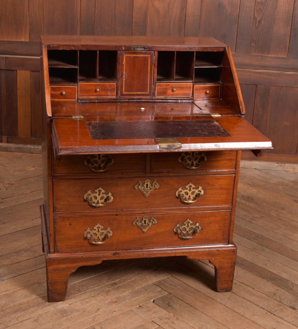 18th Century Walnut and Elmwood Writing Bureau View III