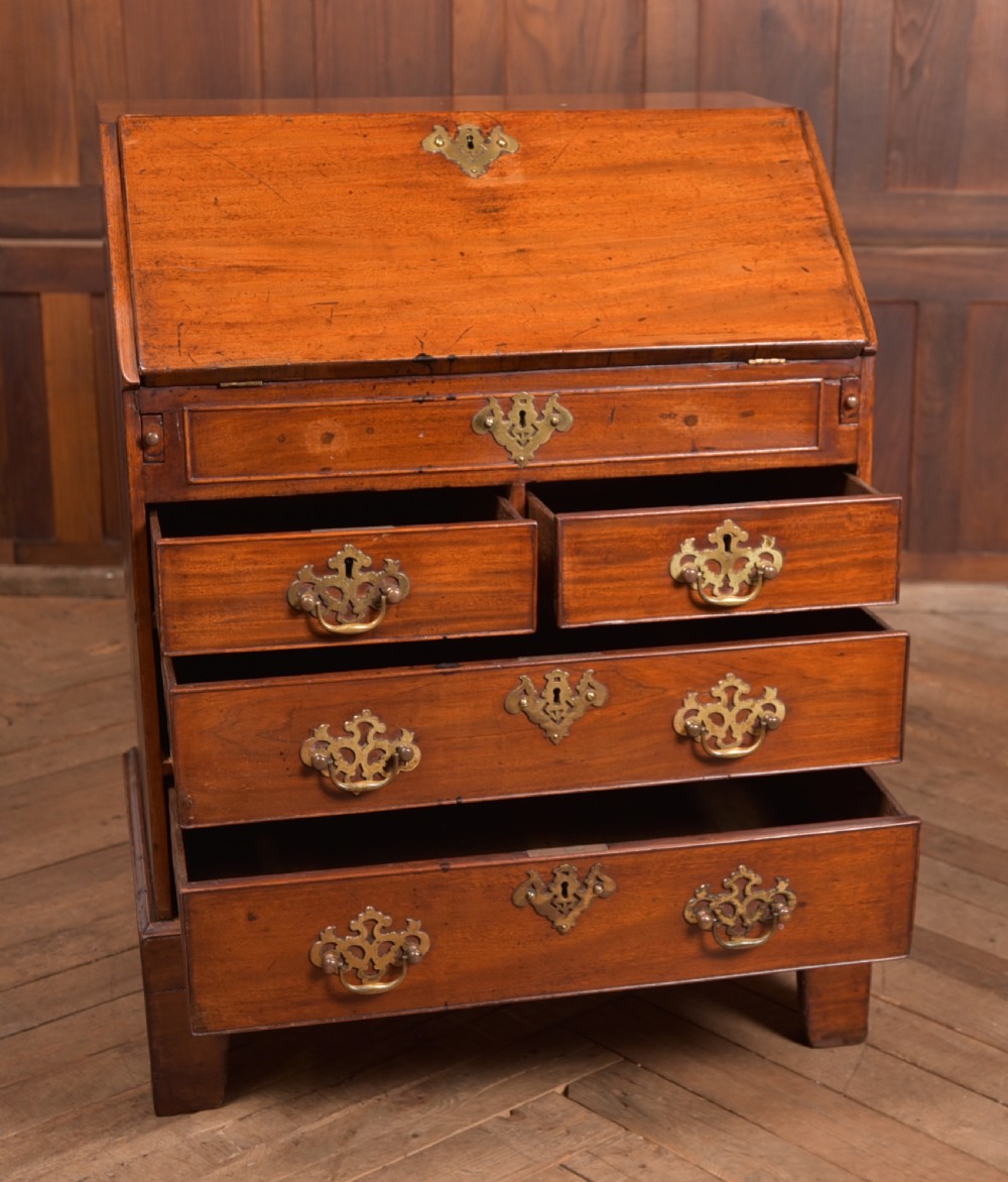 18th Century Walnut and Elmwood Writing Bureau View IV