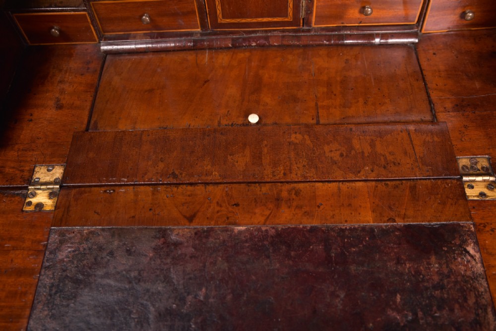 18th Century Walnut and Elmwood Writing Bureau View X