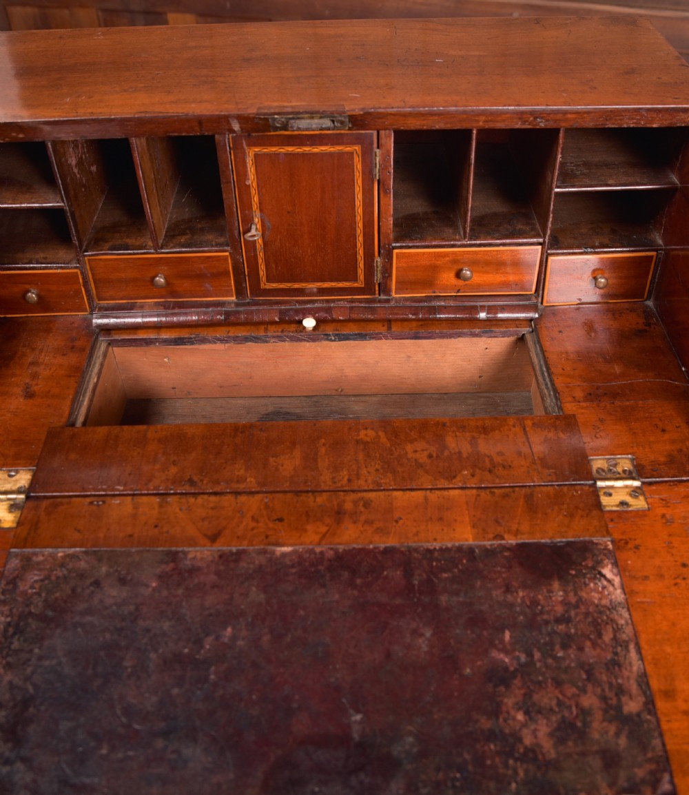 18th Century Walnut and Elmwood Writing Bureau View XIII
