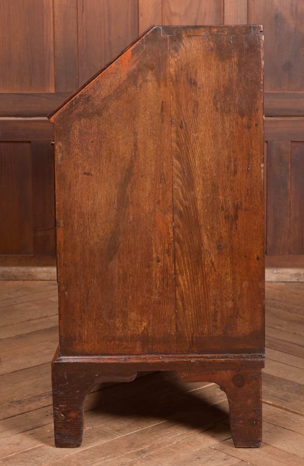 18th Century Walnut and Elmwood Writing Bureau View XVI