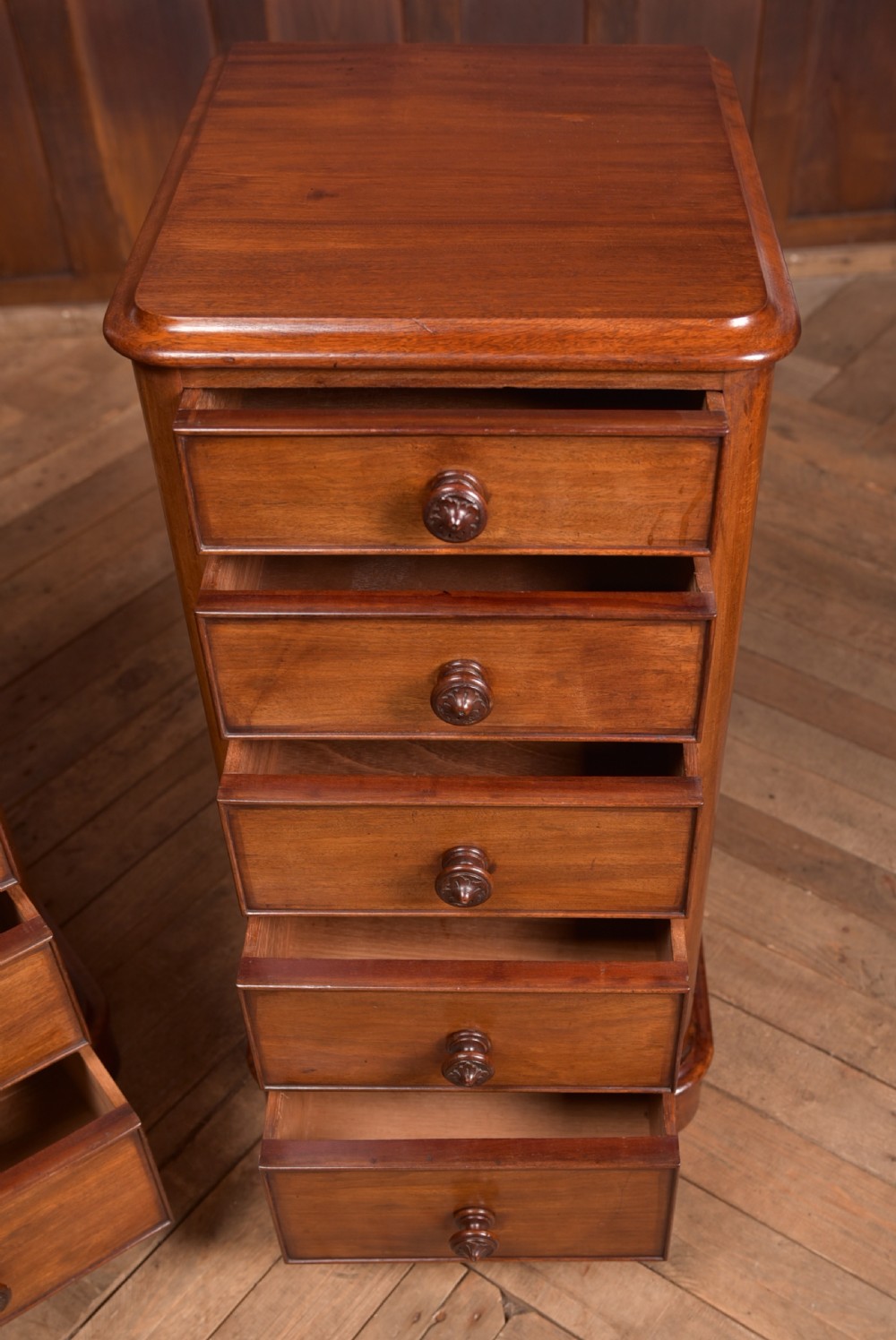 Pair of Mahogany Victorian Bedside Cabinets View VI