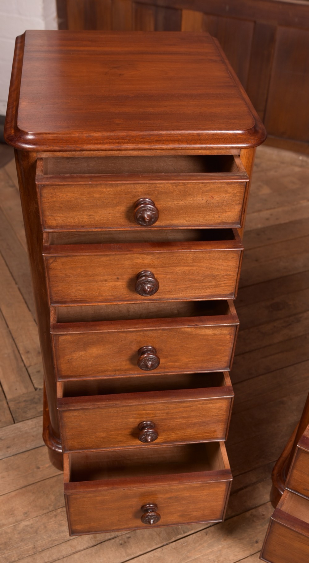 Pair of Mahogany Victorian Bedside Cabinets View VII