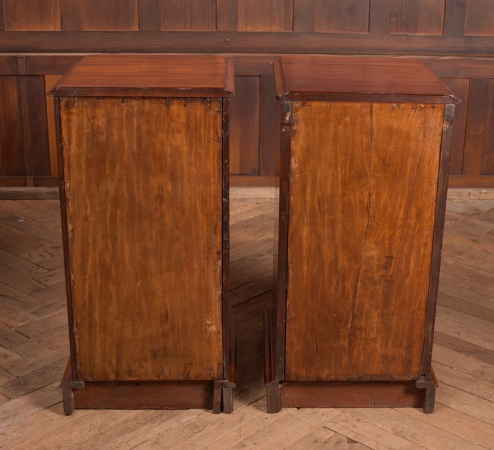 Pair of Mahogany Victorian Bedside Cabinets View XI