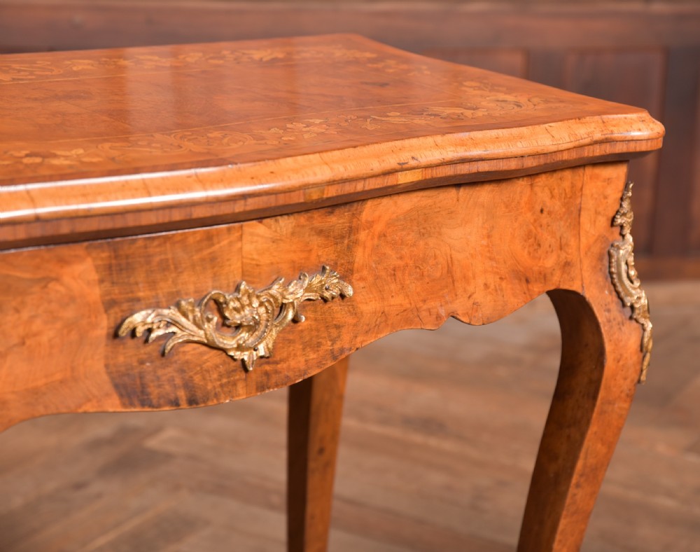 Victorian Walnut Card Table View IV