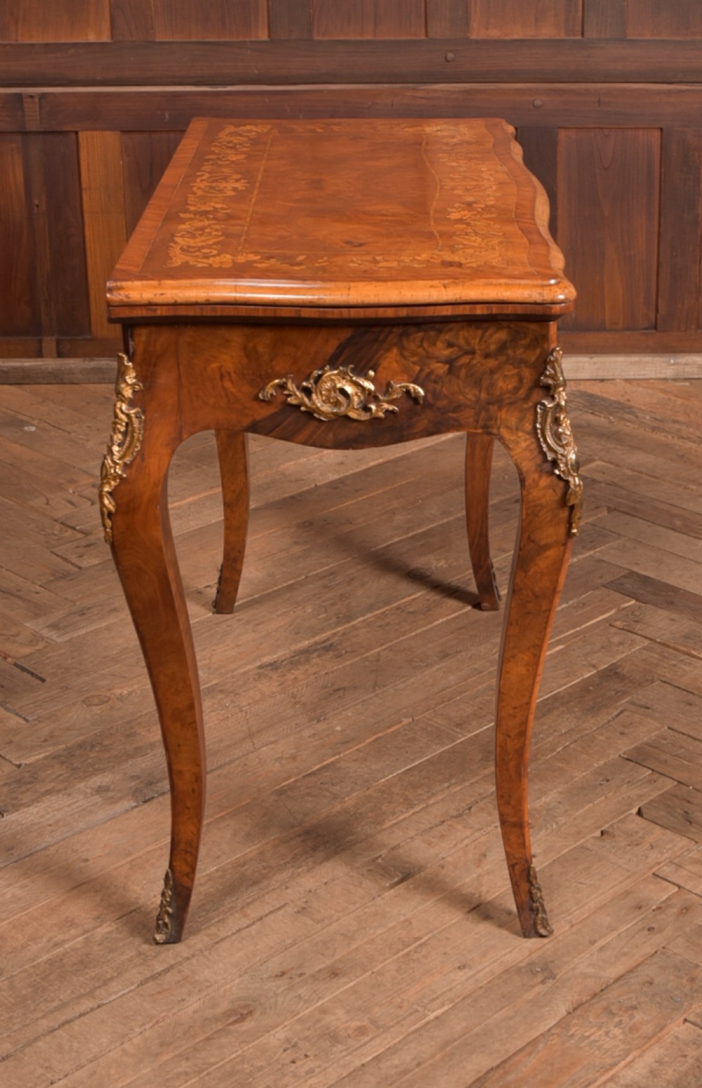 Victorian Walnut Card Table View XIV