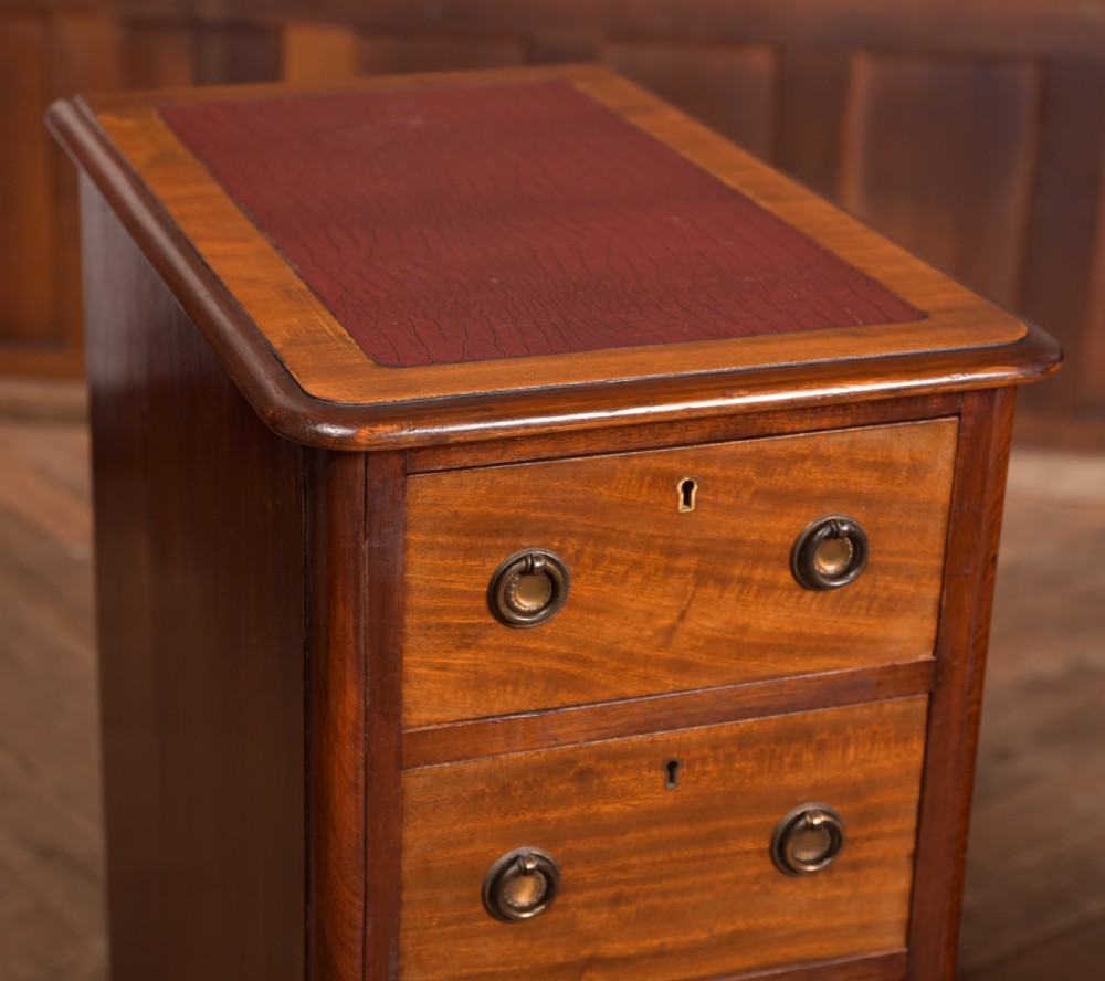 Pair of Victorian Mahogany Bedside Drawers View II