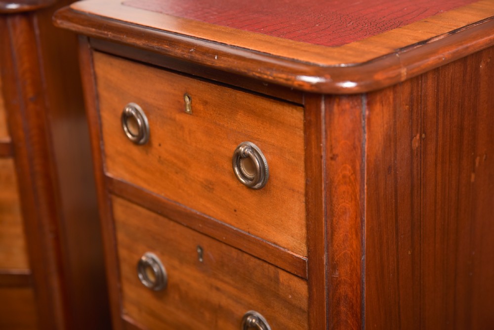 Pair of Victorian Mahogany Bedside Drawers View VII