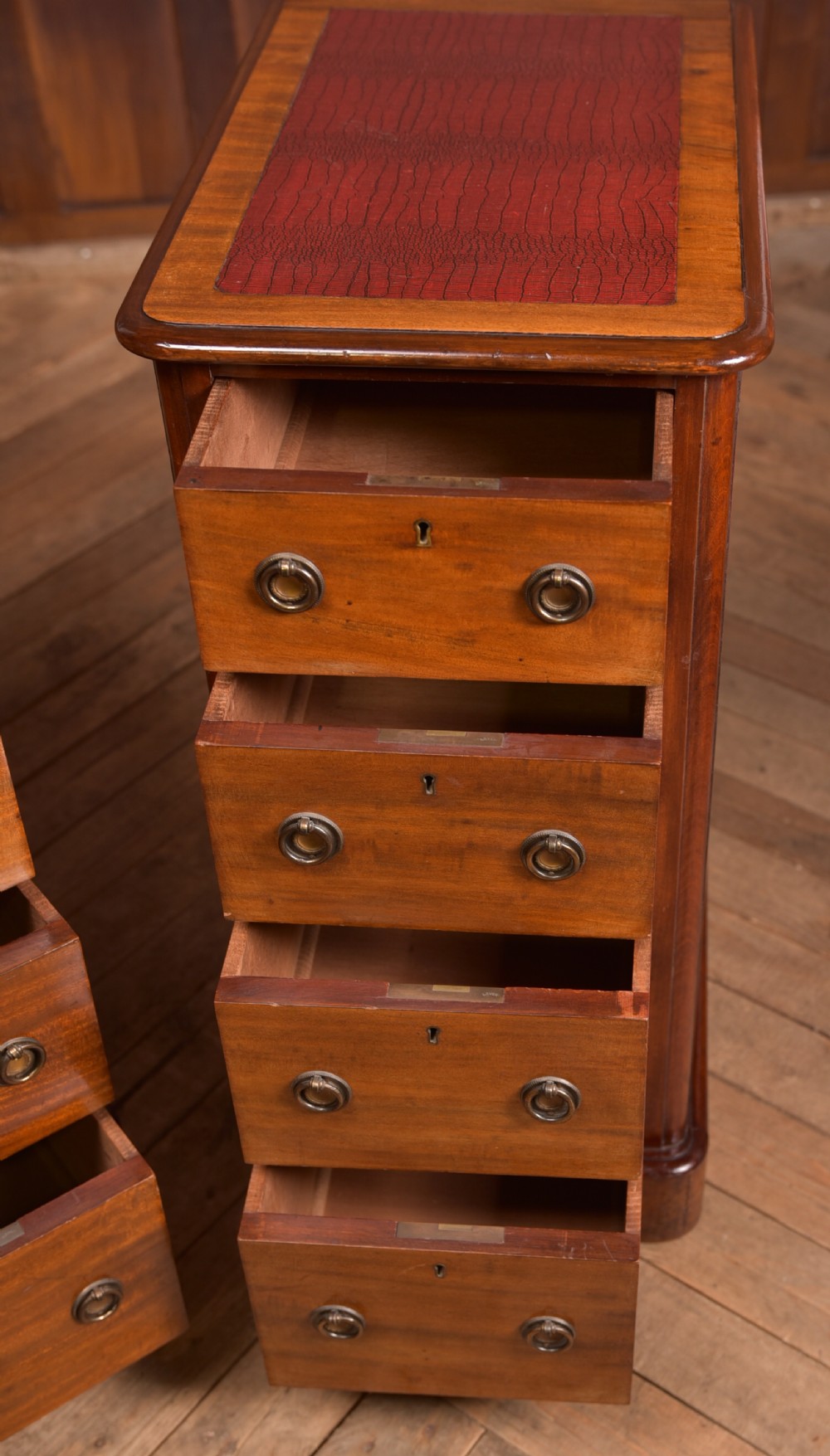Pair of Victorian Mahogany Bedside Drawers View IX
