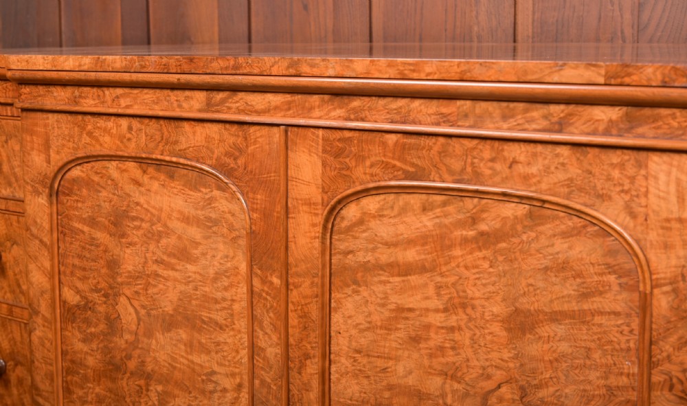 Victorian Walnut Linen Press View VI