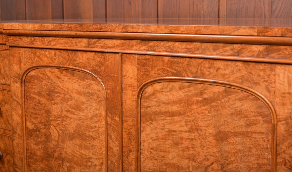 Victorian Walnut Linen Press View VII