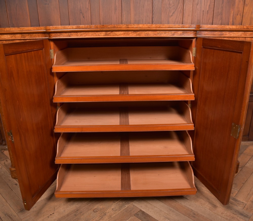 Victorian Walnut Linen Press View XXIII