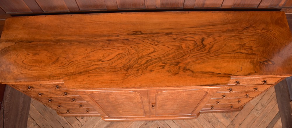 Victorian Walnut Linen Press View XXV