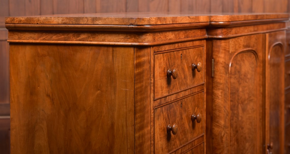 Victorian Walnut Linen Press View XXVIII
