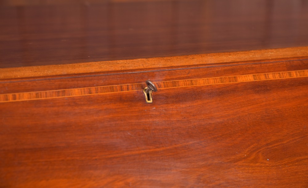 Edwardian Mahogany Bureau View III
