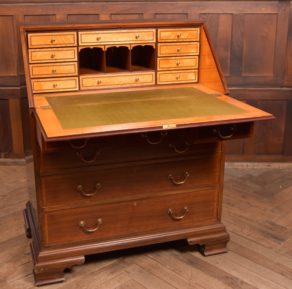 Edwardian Mahogany Bureau View IV