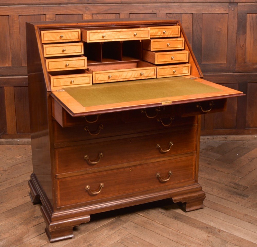 Edwardian Mahogany Bureau View VII
