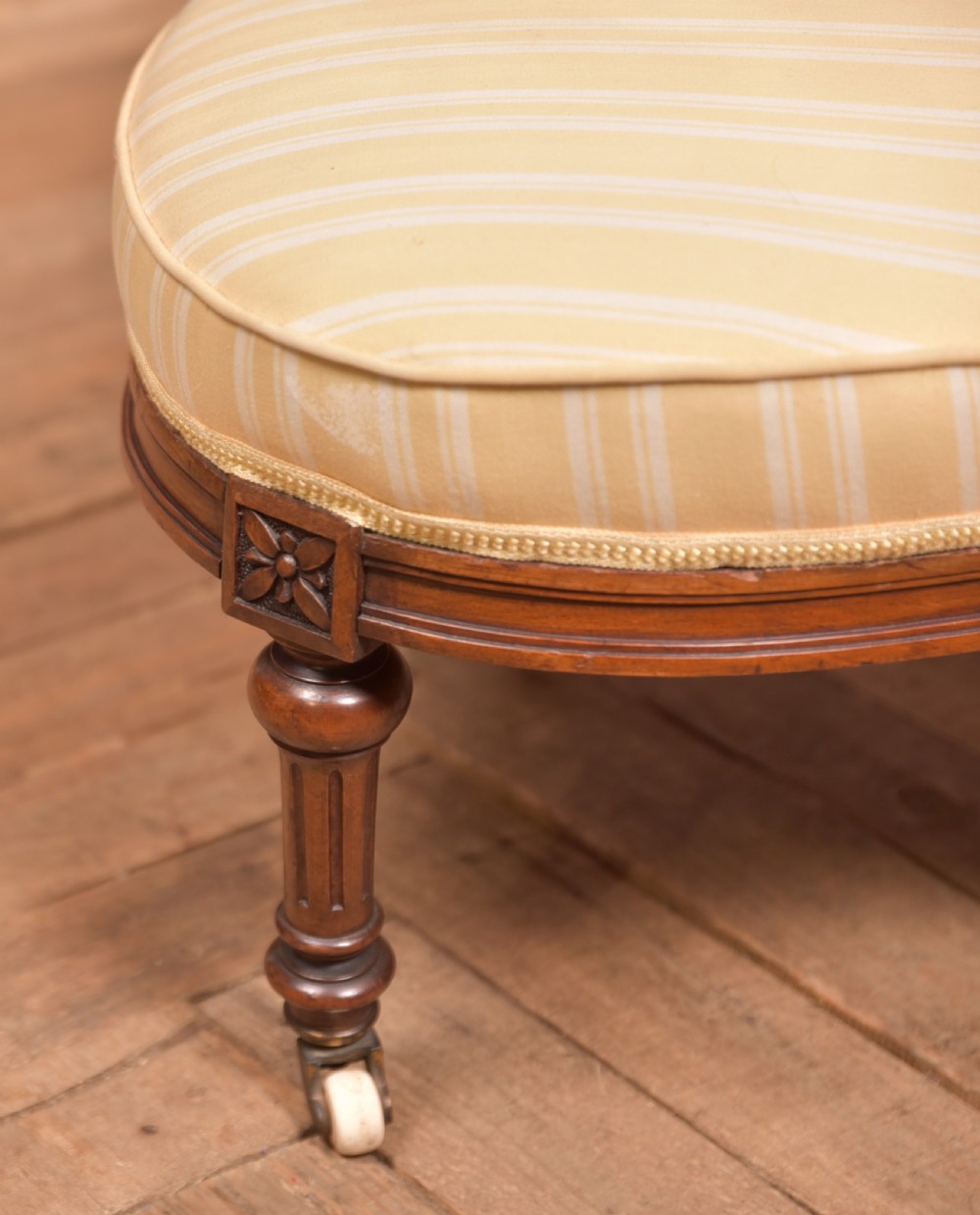 Edwardian Walnut Nursing Chair View VI