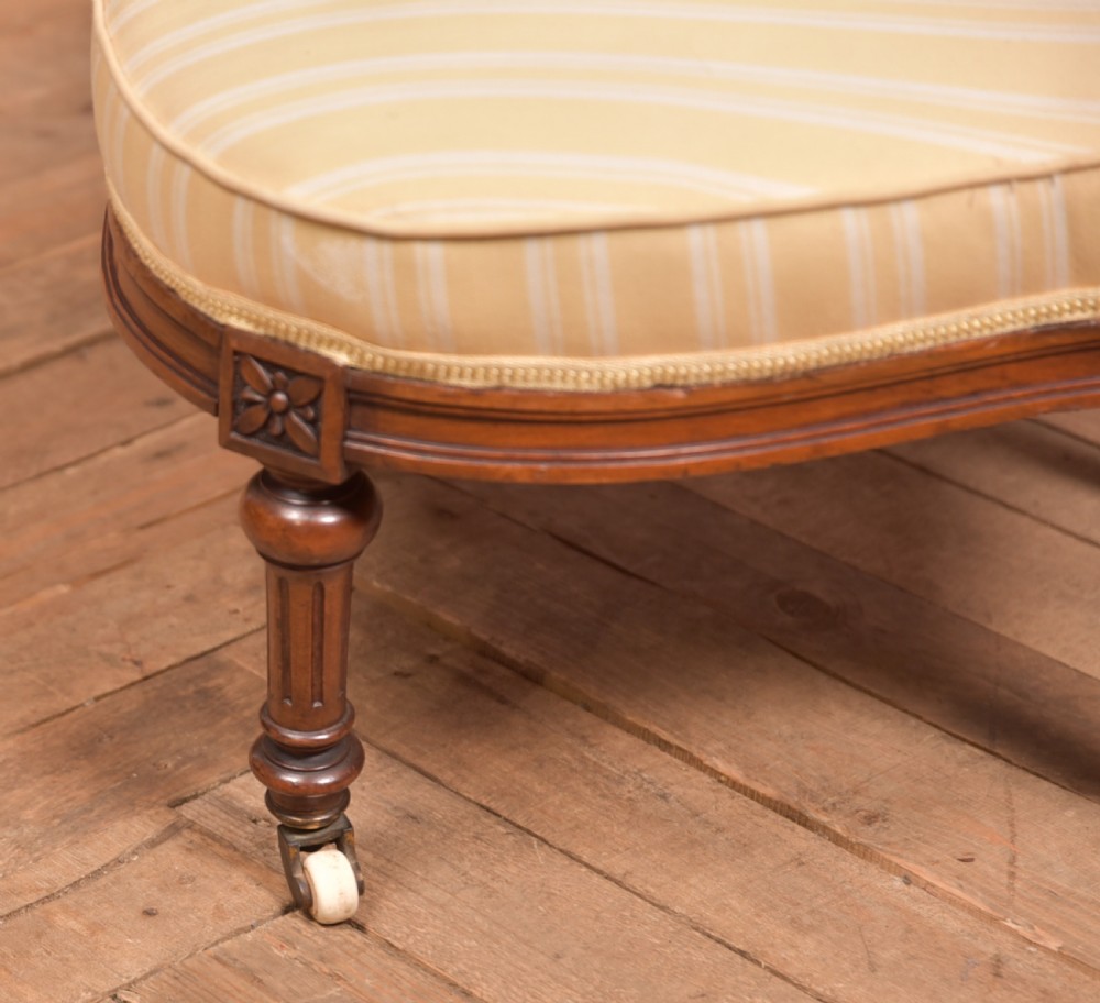 Edwardian Walnut Nursing Chair View VIII