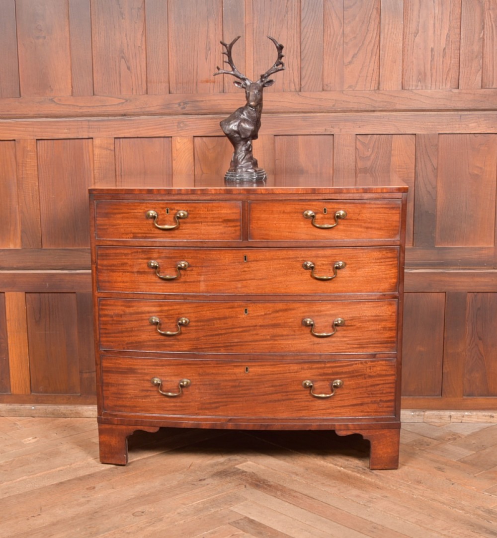 Georgian Mahogany Bowfront Chest of Drawers