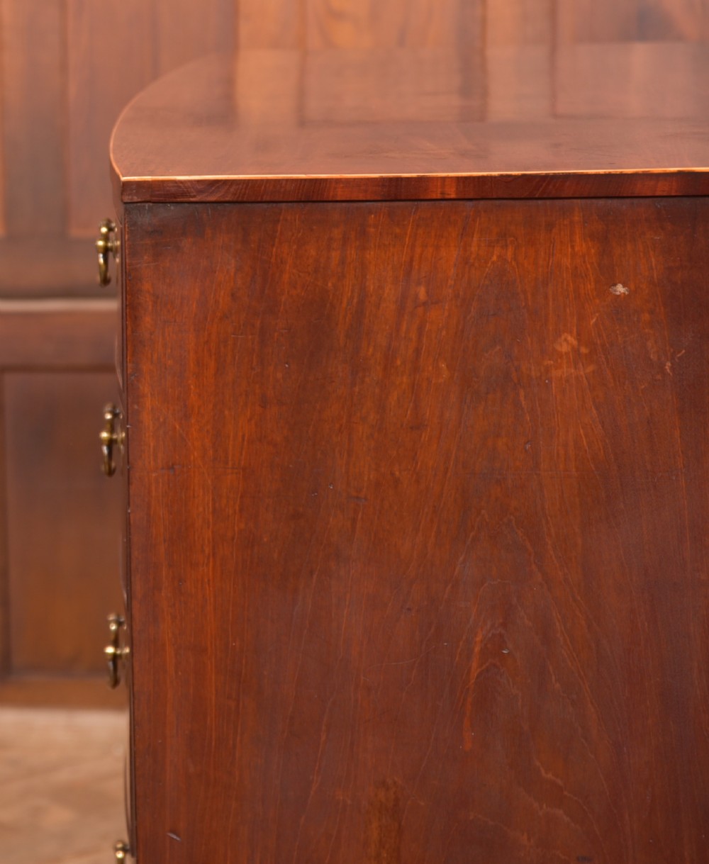 Georgian Mahogany Bowfront Chest of Drawers View VIII