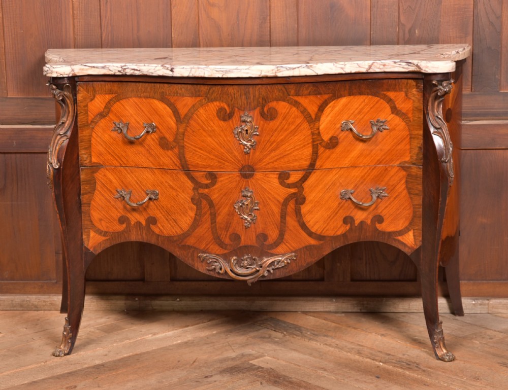 French Marble Top Chest of Drawers