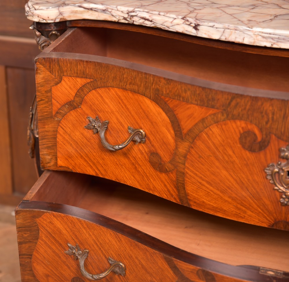 French Marble Top Chest of Drawers View V