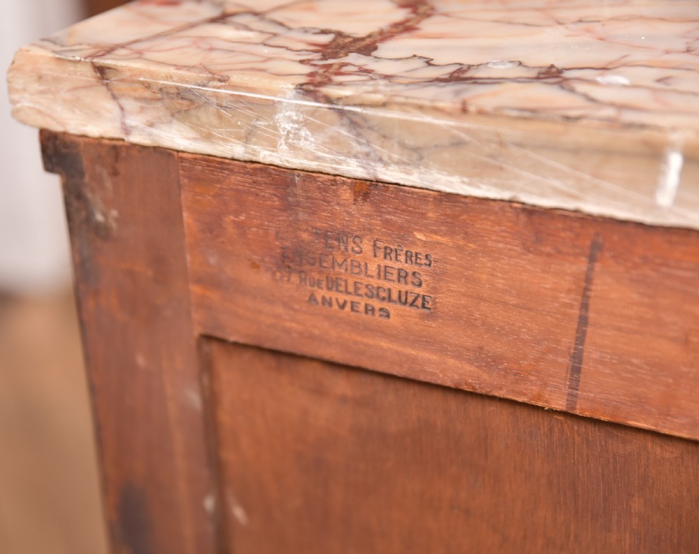 French Marble Top Chest of Drawers View VI