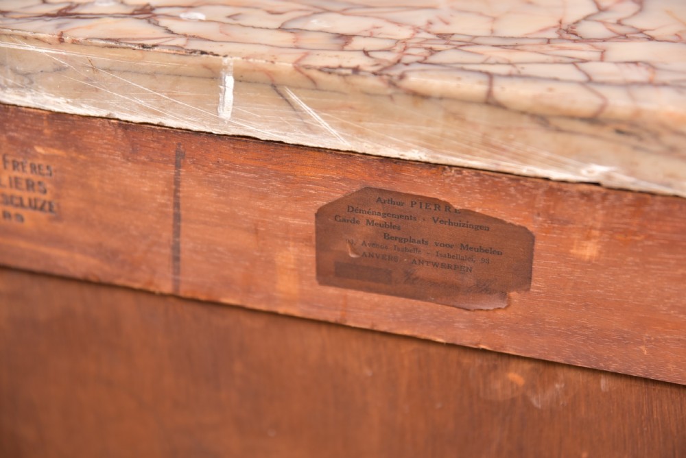 French Marble Top Chest of Drawers View VII