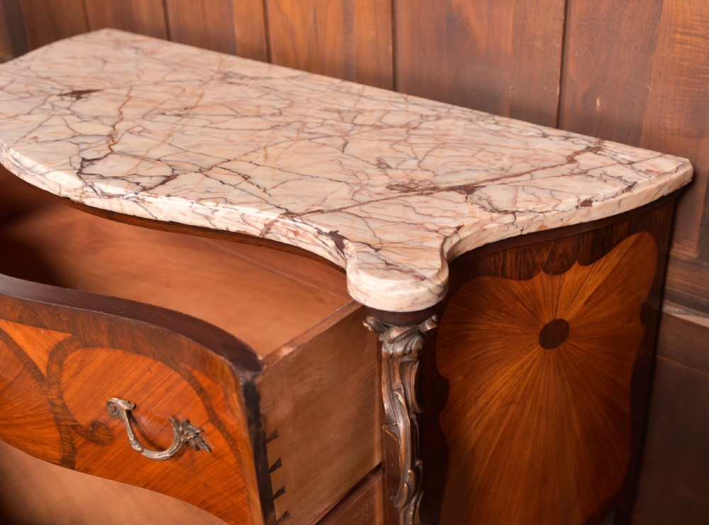 French Marble Top Chest of Drawers View IX