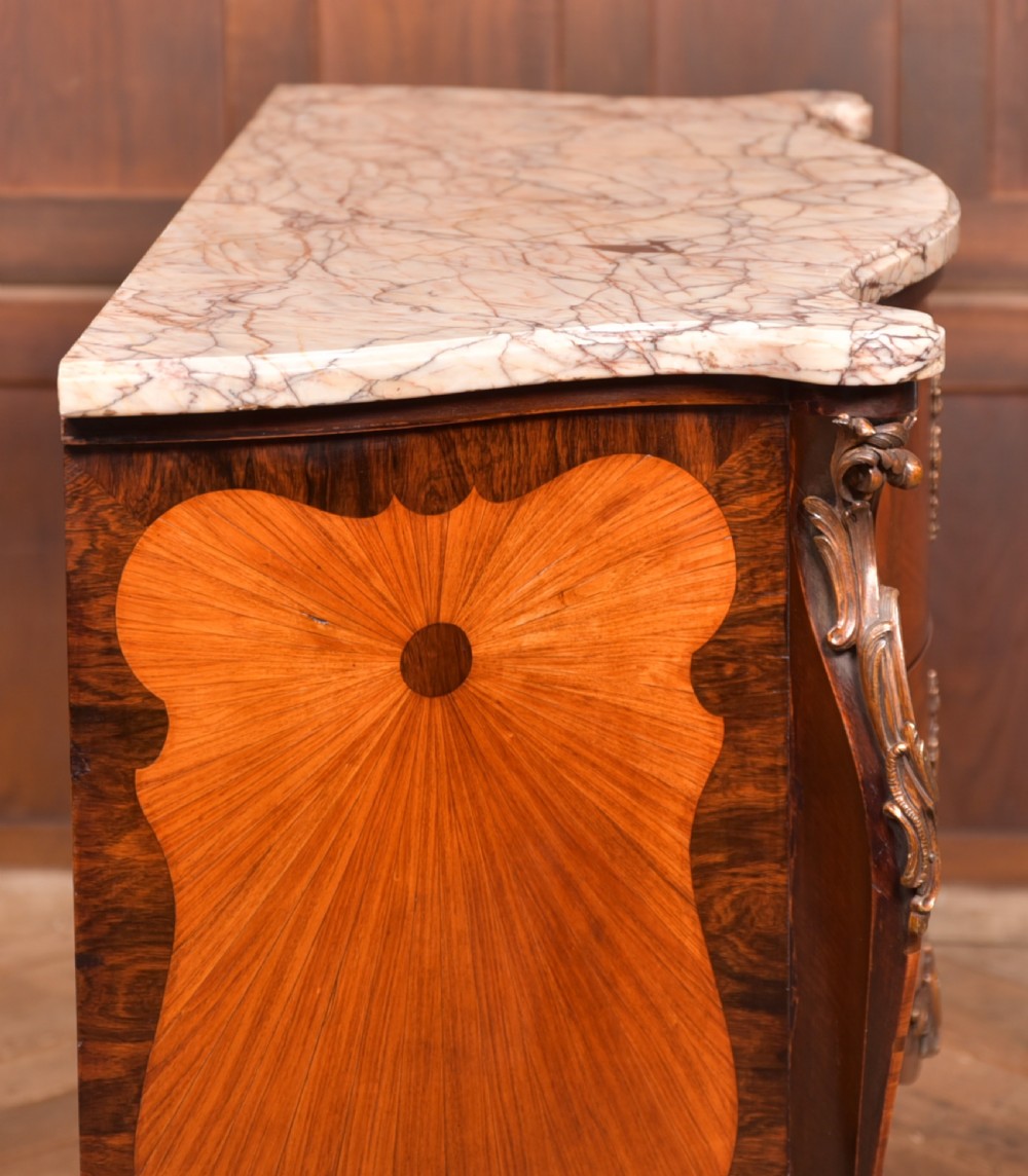 French Marble Top Chest of Drawers View XIII