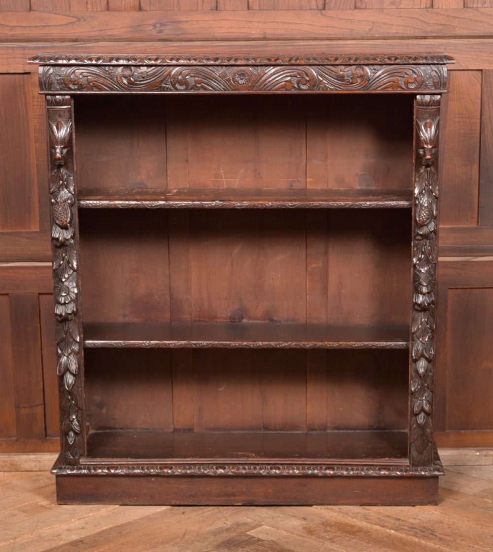 Edwardian Open Bookcase View II