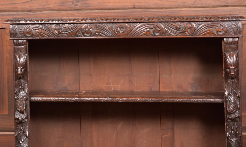 Edwardian Open Bookcase View III