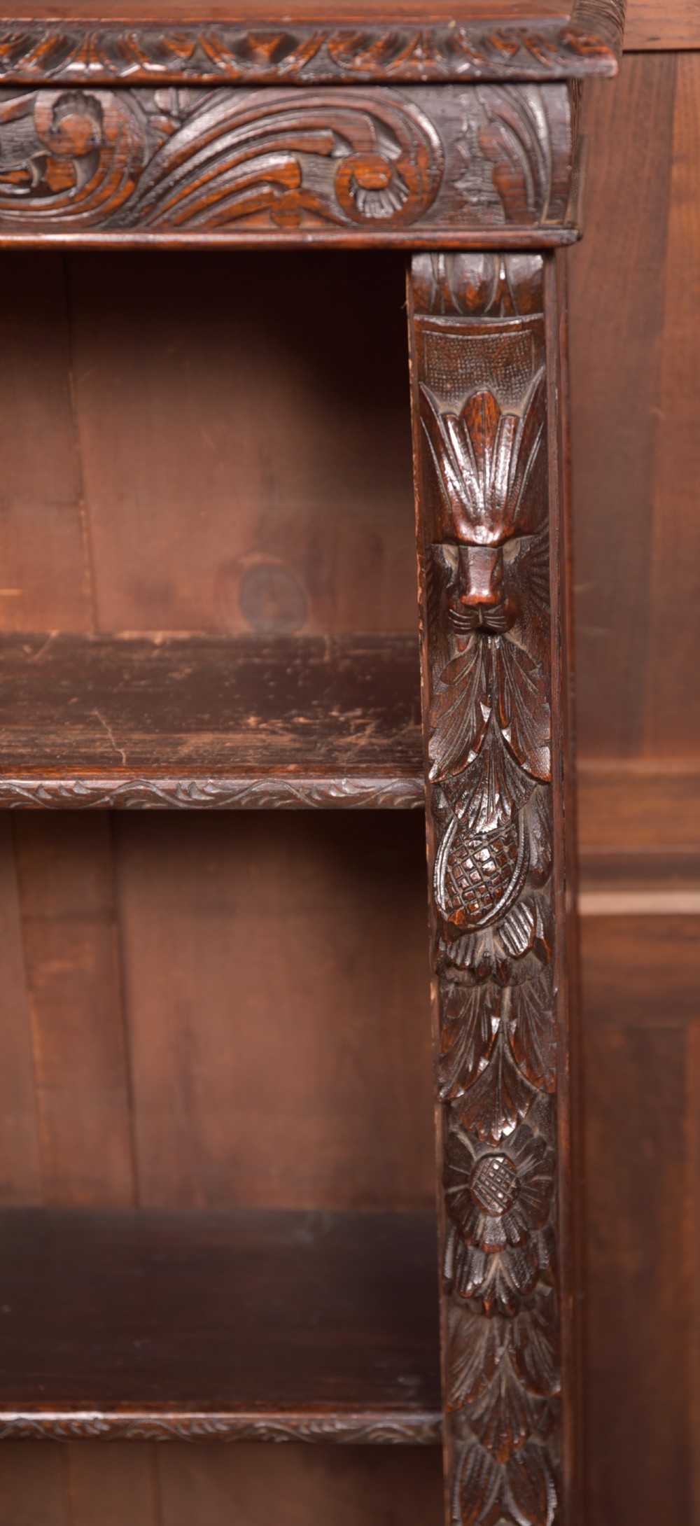 Edwardian Open Bookcase View IV