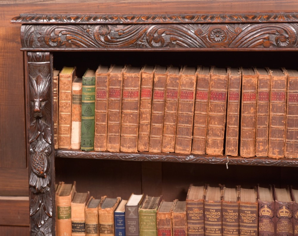 Edwardian Open Bookcase View VI