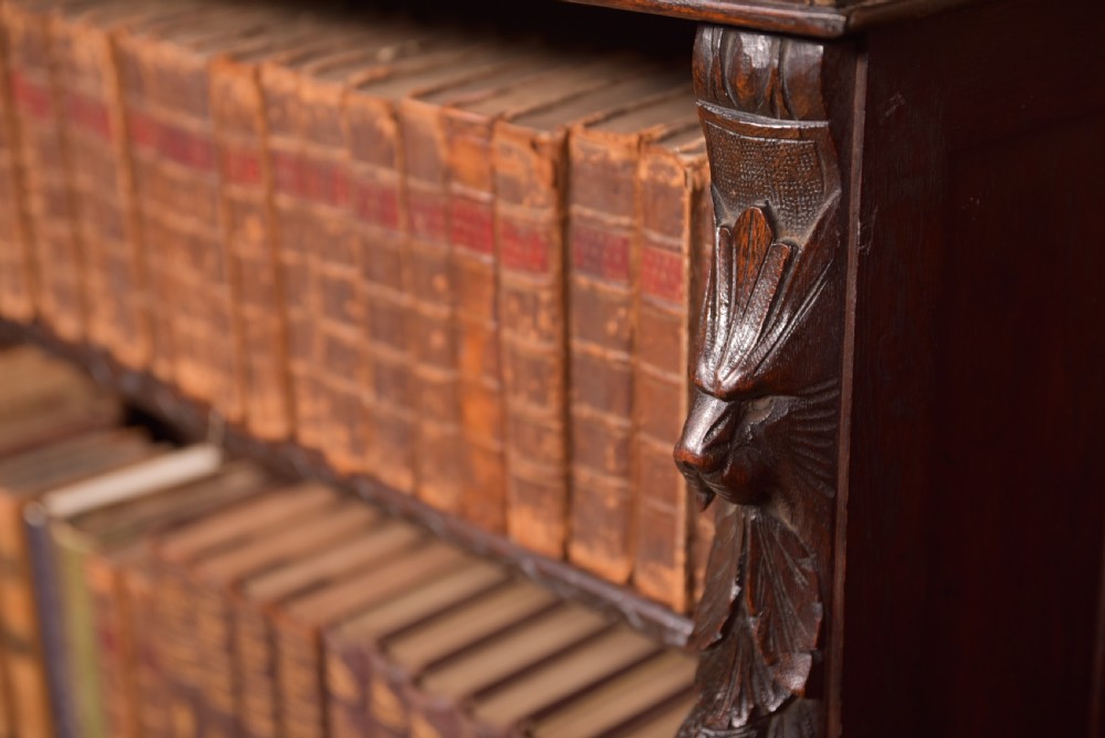 Edwardian Open Bookcase View VII