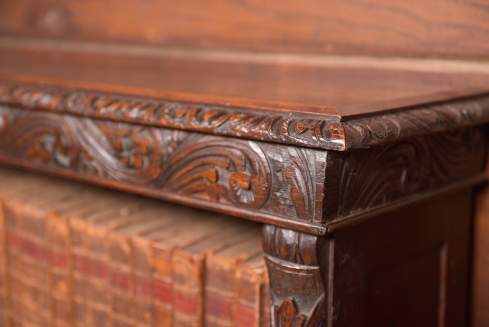 Edwardian Open Bookcase View VIII