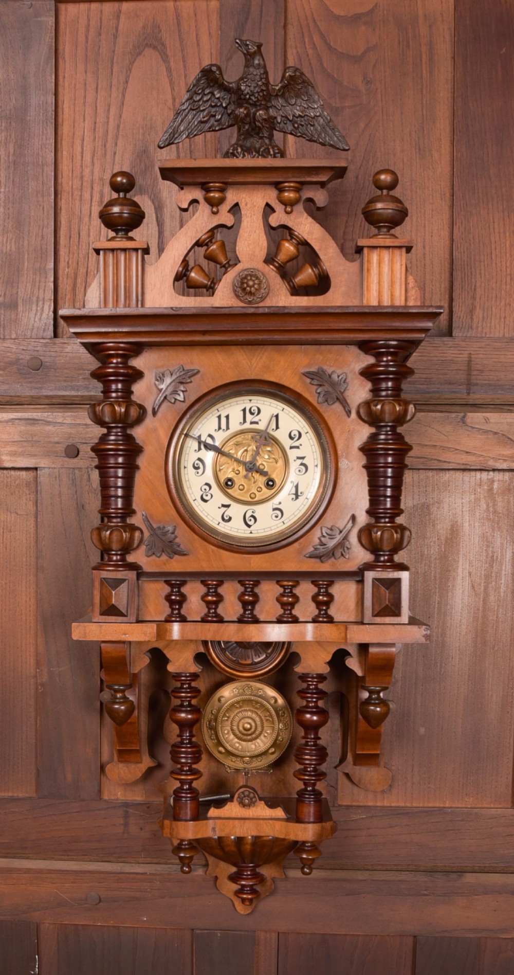 Edwardian German Wall Clock View II