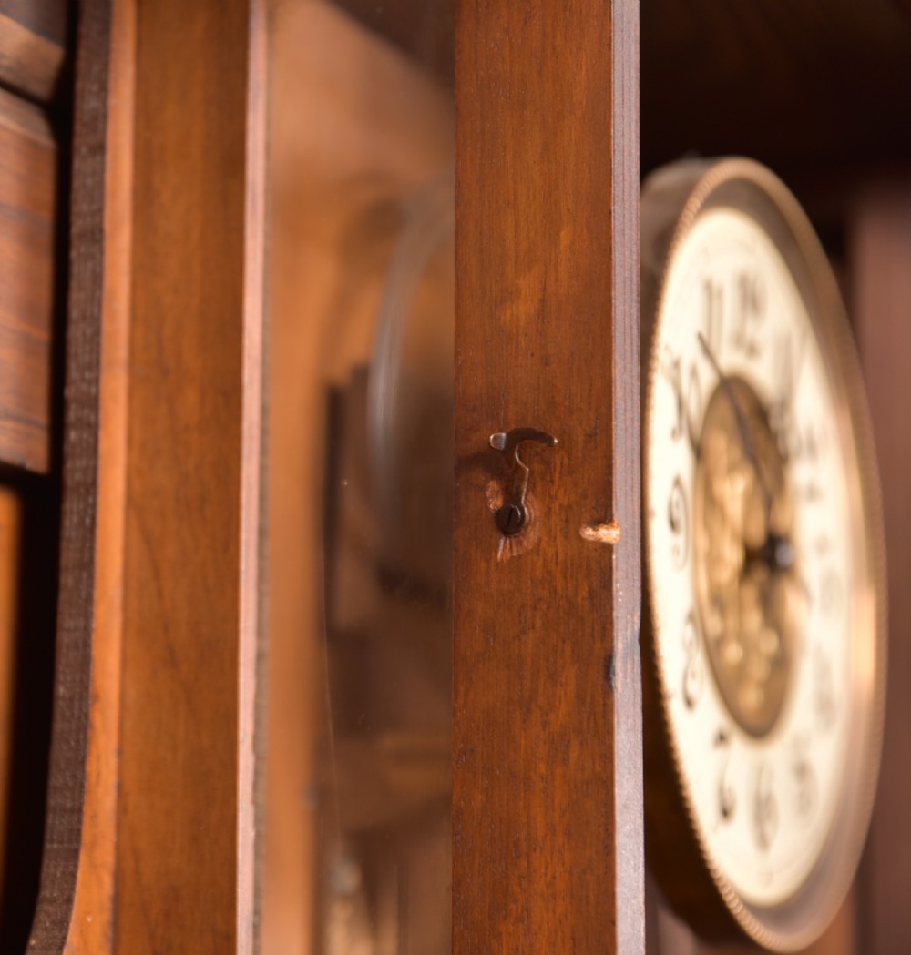 Edwardian German Wall Clock View XII